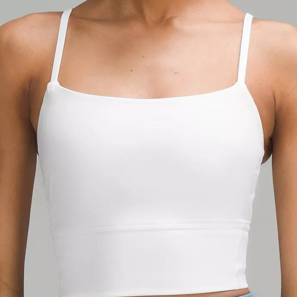 Lululemon Wunder Train Strappy Tank Top in White - Picture 1 of 2